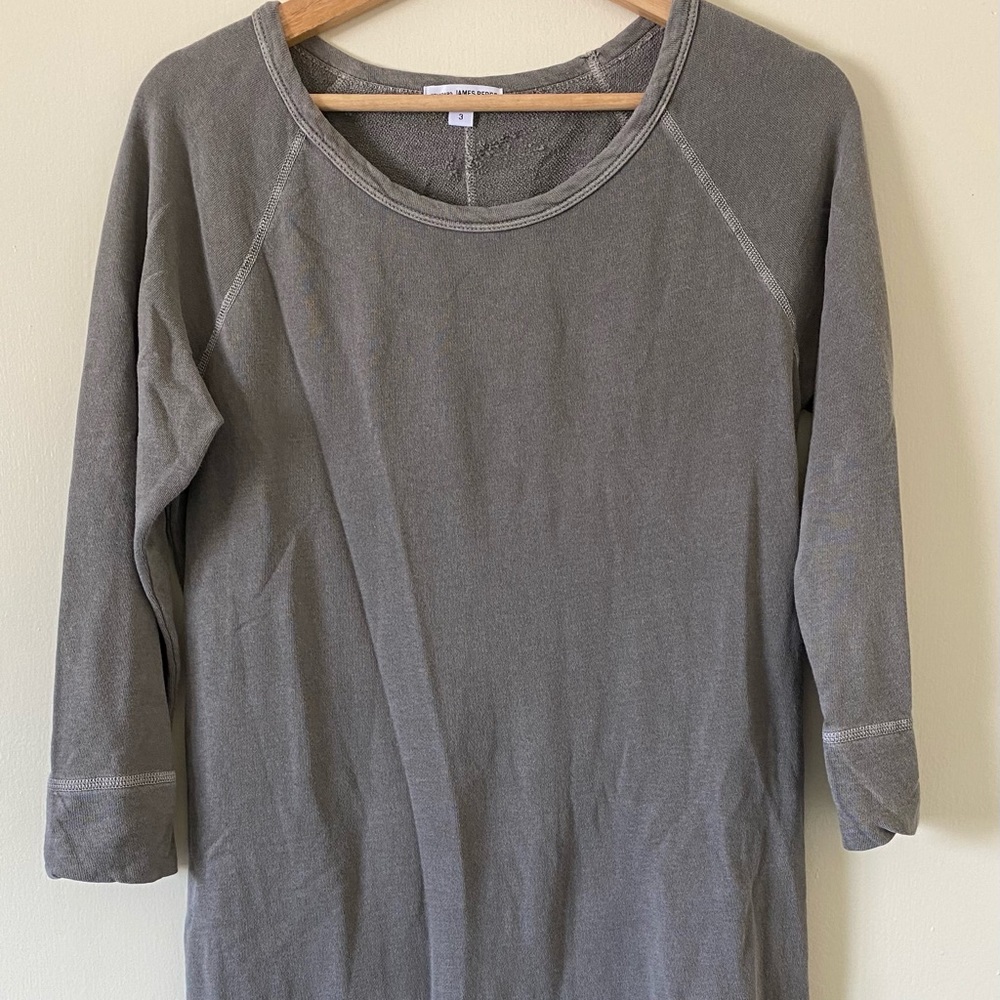 James Peres sweater dress half sleeve